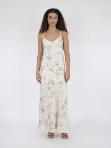 Neo Noir Clia Flower Field Dress Kvinde Off White Maxi Kjoler Str 40 -...