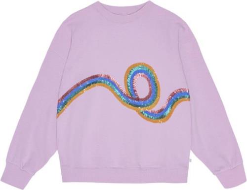 Molo Maxi Str 8 år / 128 cm - Lilla Sweatshirts Bomuld hos Magasin