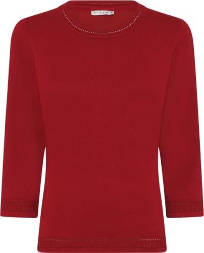 Micha BB Jumper_ BB Viscose Knit Kvinde Red Sweaters Str L - hos Magas...