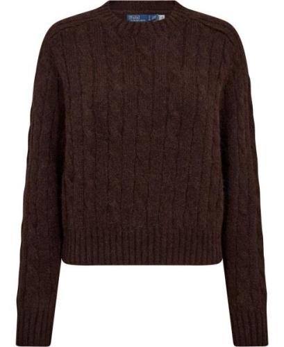 Polo Ralph Lauren 1/4 WL ALP Nylnlsl-plo Kvinde Cedar Melange Sweaters...