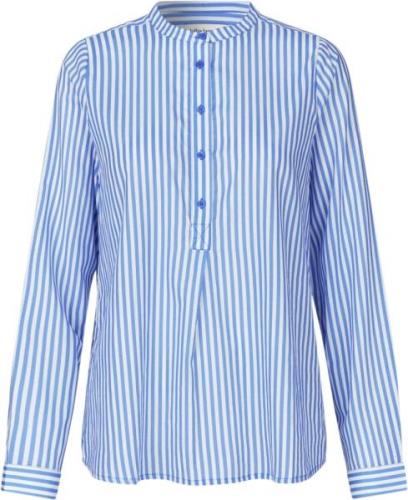 Lollys Laundry Luxll Shirt LS Kvinde Stripe Langærmede Skjorter Str S ...