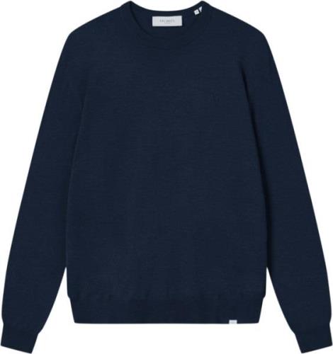 Les Deux Greyson Merino Knit Mand Navy Sweaters Str L Merino - hos Mag...