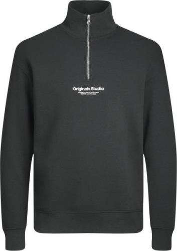 Jack & Jones Jorvesterbro Sweat Quarter ZIP HN N Mand Forest River Swe...