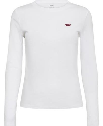 Levi's Essential HM LS TEE White + Kvinde Hvid Kortærmede T-shirts Str...