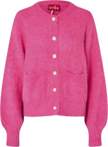 Cras Steviecras Cardigan Kvinde Pink Pop Cardigans Str 40 - hos Magasi...