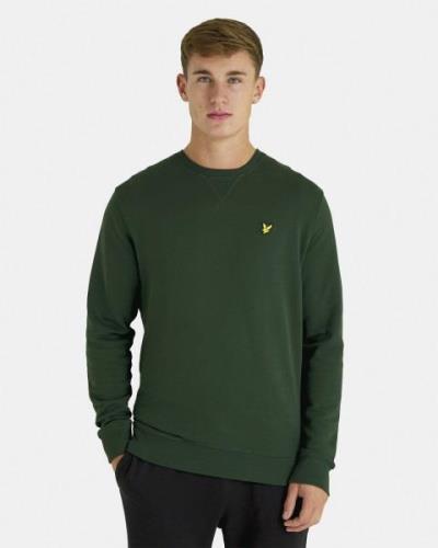 Lyle & Scott Crew Neck Sweatshirt Mand W486 Dark Green Sweatshirts Str...