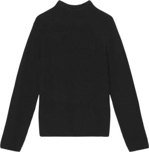 Marc O’Polo Pullover, Longsleeve, Standup Coll Kvinde Black Sweaters S...