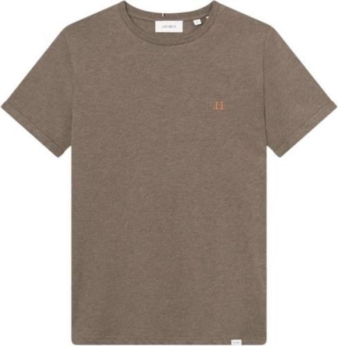 Les Deux Nørregaard Tshirt - Seasonal Mand Mountain Grey Melange/orang...