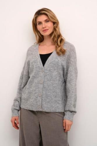 Culture Cucacheia Cardigan Kvinde Light Grey Melange Cardigans Str M -...