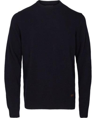 Barbour Patch Crew Mand Blå Sweaters Str L - hos Magasin