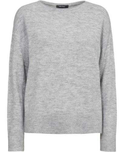 Montego Khairy O-N Uni Kvinde Glacier Grey Sweaters Str 40 - hos Magas...