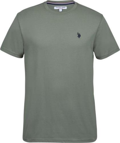 U.S. Polo Assn. Uspa Tshirt Arjun Men Mand 17-6212tcx Sea Spray Kortær...