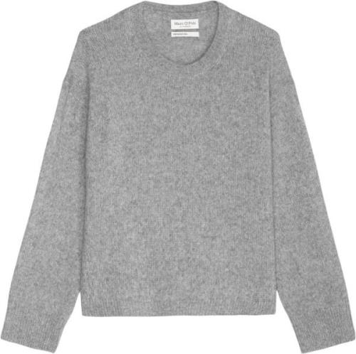 Marc O’Polo Pullover, Longsleeve, Roundneck Kvinde Soft Stone Melange ...