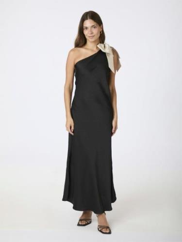 Neo Noir Connie Bow Dress Kvinde Black Maxi Kjoler Str 40 - hos Magasi...