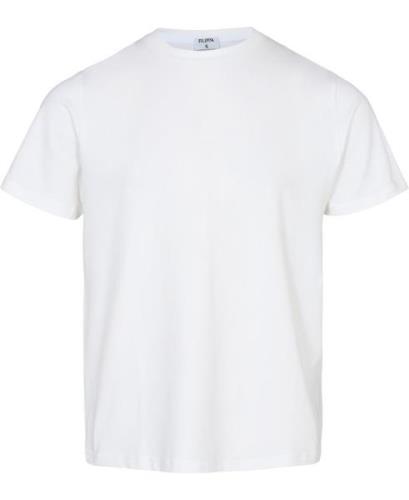 Filippa K Stretch Tee Mand White Kortærmede T-shirts Str L - hos Magas...