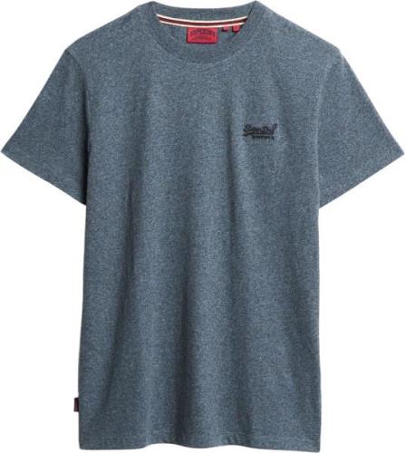 Superdry Essential Logo EMB TEE Mand Scorched Teal Grit Kortærmede T-s...