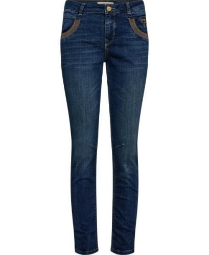 Mos Mosh Naomi Shade Blue Jeans Kvinde Blue Skinny Jeans Str 26/Regula...