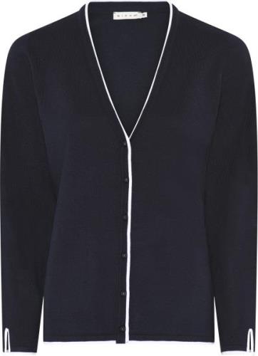 Micha BB Cardigan_ Bbviscoseknitw. Ed Kvinde Navy Cardigans Str L - ho...