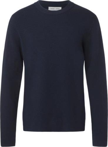 Samsøe Samsøe Gunan Crew Neck 10490 Mand Sky Captain Sweaters Str L - ...