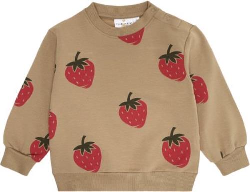 The New Tnslagora Sweatshirt Str 80 cm - Tannin Big Strawb Sweatshirts...