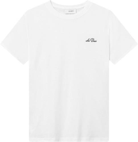 Les Deux Crew Tshirt Mand White/black Kortærmede T-shirts Str L - Bomu...