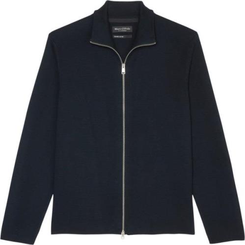 Marc O’Polo Zipped Trainer Jacket, Milano Mand Dark Navy Sweatshirts S...