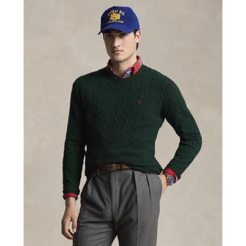 Polo Ralph Lauren 2/15 Wool/cash Rwslsl-plo Mand Moss Agate Sweaters S...