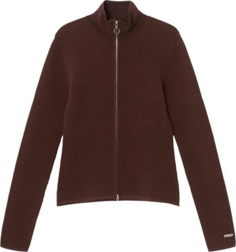 Résumé Tiars Knit Cardigan Kvinde Brown Cardigans Str L - hos Magasin