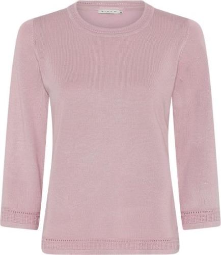 Micha BB Jumper_ BB Viscose Knit Kvinde Rose Sweaters Str L - hos Maga...