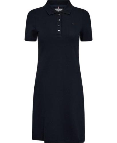 Tommy Hilfiger 1985 Slim Pique Polo Dress SS Kvinde Desert Sky Midi Kj...