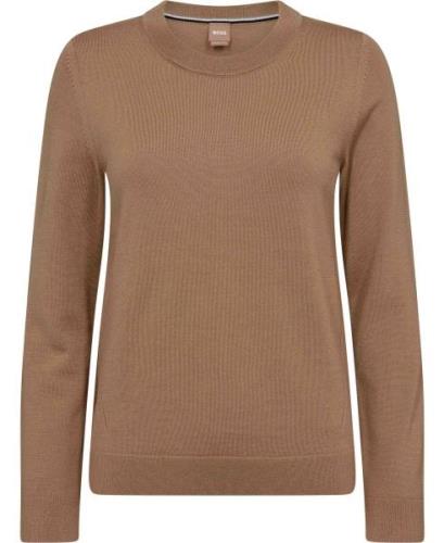 BOSS Feganasi Kvinde Medium Beige Sweaters Str L - hos Magasin