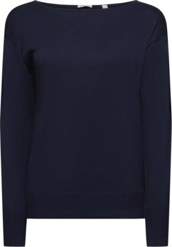 Esprit CO Boatn Sweat Kvinde Navy Sweaters Str L - hos Magasin