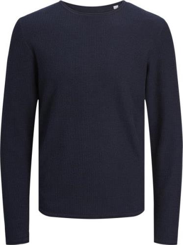 Jack & Jones Jjecooper Knit Crew Neck Noos Mand Mood Indigo Sweaters S...