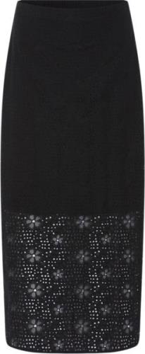 Rue de Femme Nova Skirt RdF Kvinde Black Midi Nederdele Str L - hos Ma...