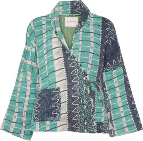 Sissel Edelbo Thora Wrap Kantha Jacket Kvinde Multi Overgangsjakker - ...