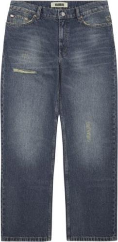 Woodbird Wbkathy Wei Jeans Mand Washed Blue Jeans Str 28 / 33 - hos Ma...