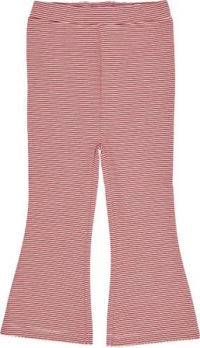 Copenhagen Colors Striped Flare Pant Str 128 - Red/cream Stripe Bukser...