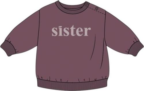 The New Tnsmolly Sweatshirt Str 80 cm - Crushed Berry Sweatshirts hos ...