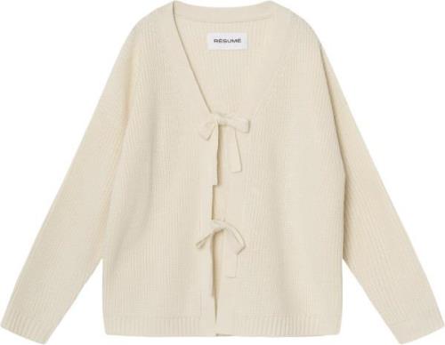 Résumé Theresars Knit Cardigan Kvinde Broken White Cardigans Str L - h...