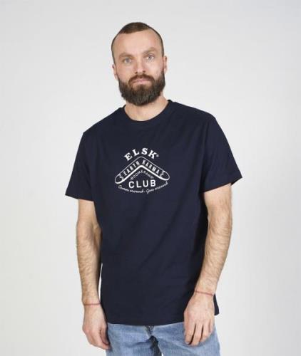 ELSK Boomerang Men's Brushed Tshirt Mand 100 Dark Navy Kortærmede T-sh...