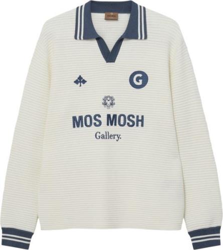 Mos Mosh Gallery Mmgolympia Knit Mand Ecru Sweaters Str L - hos Magasi...