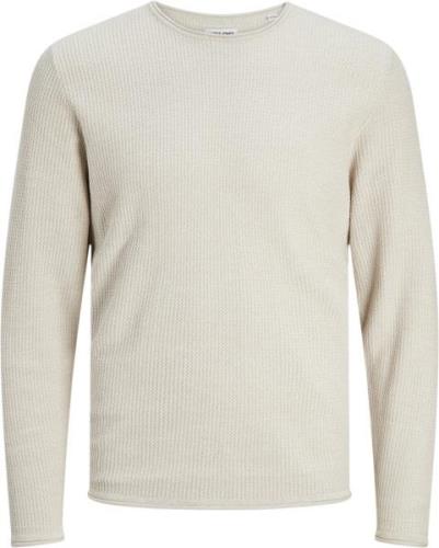 Jack & Jones Jjecooper Knit Crew Neck Noos Mand Oatmeal/melange Sweate...