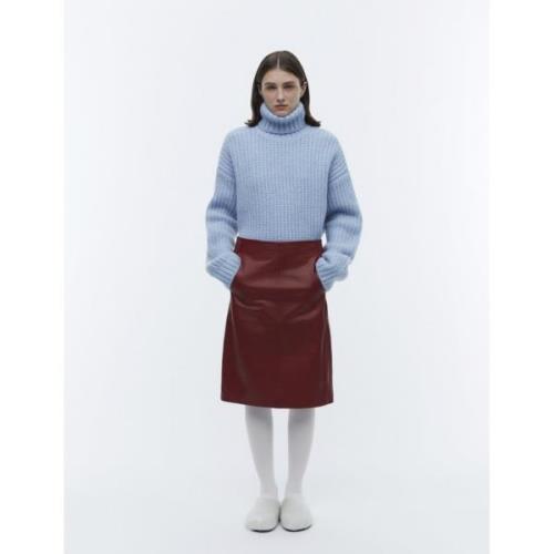 2NDDAY 2ND Bernardo Winter Knit Kvinde Skyway Langærmede Bluser Str L ...