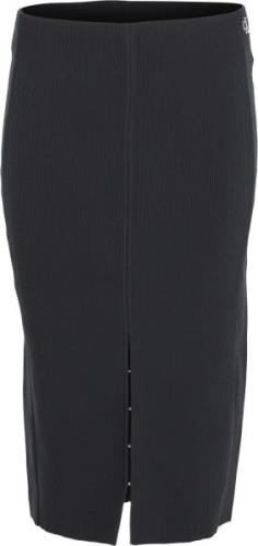 Calvin Klein Knitted Bodycon Skirt Kvinde Beh Midi Nederdele Slim Fit ...