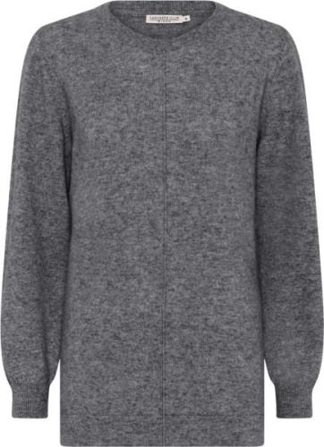 Micha Jumper_ Elaine Cashmere Kvinde D.Grey Mel Sweaters Str L Cashmer...