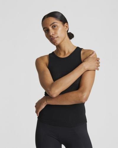 Gai&Lisva Alberte Wool Top Kvinde Black Tanktoppe Str L - Uld hos Maga...