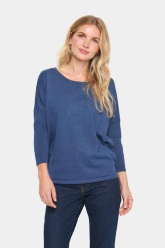 Saint Tropez A2561, Milasz Rneck Pullover Kvinde Titan Melange Sweater...