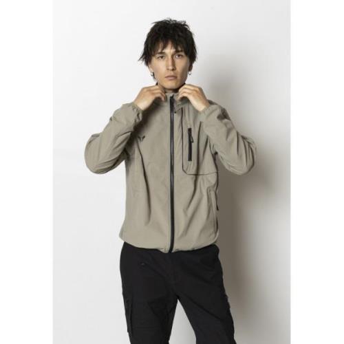 Fat Moose Track Jacket Mand Grey Green/black Overgangsjakker Str L - E...