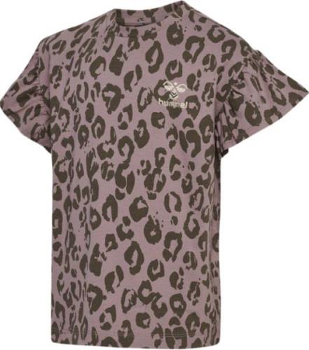 Hummel Hmlmusse Tshirt S/S Str 5 år / 110 cm - Twilight Mauve Kortærme...