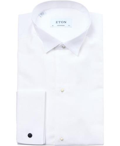 ETON Dress Shirts Mand Hvid Langærmede Skjorter Str 40 - hos Magasin